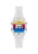 GUESS Horloge ‘Phineas’  blauw / geel / donkerroze / transparant