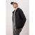 TRENDYOL MAN Heren Zwart Effen Lang Regular fit Sweatshirts