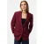 PIECES oversized blazer – donkerrood