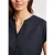 Street One Dames Blouse met losse schouders en gespleten hals in Blauw