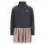 Like Flo plissé sweatjurk – goud/antraciet
