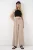 Hoge Taille Wijde Pantalon met Zak