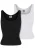 Urban Classics Top  zwart / wit