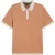 Ted Baker Hamishs Jacquard Stripe Geo Camel Polo Shirt