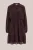 WE Fashion – Dames jurk met structuur – Regular fit – Aubergine –
