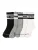 CONVERSE Sokken  grijs / zwart / wit