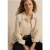 Cecil Dames Corduroy overhemd in Beige