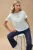 Geprinte Regular Fit Ronde Hals T-shirt van 100% Katoen