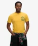 Superdry Mannen Outdoor-T-shirt met Print Geel