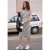 Street One Studio Dames Midi-jurk met ronde hals en strepen in Wit