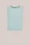 WE Fashion – Dames singlet van linnenmix – Regular fit – Groenblauw – Livaeco™ Viscose –