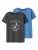 TWO SOON Shirt  blauw / donkergrijs / wit