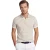 Poloshirt Scotland Blue beige gestreept 100% katoen