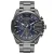 Diesel DZ4329 Mega Chief Chronograaf Blauwe Wijzerplaat Gunmetal Ion-plated Herenhorloge