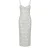 Strapless Polka Dot Tule Midi Jurk