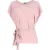 Joseph top met pailletten en riem in roze zijde
