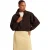 Ted Baker Dames/Dames Funnel Neck Casual Jas (Donkerbruin)