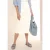 Cecil Dames Midi denim rok in Wit