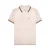 Lambretta Heren SS25 Driekleurige Poloshirt (Havermout)