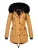 Navahoo Dames Winterjas Luluna – Met Teddyfleece & Afneembare Bontkraag