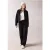 Cecil Dames Wol-look jas in Zwart