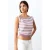 MANGO TEEN off shoulder top roze fijn gebreid