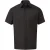 Premier Herenshirt met korte mouwen Popeline (Zwart)