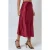 Hoge Taille Satijnen Midi Rok