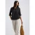 Street One Dames Zakelijk overhemd blouse in Zwart
