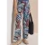 Wide Legs broek met print en riemdetail