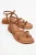 Antas Met bandjes Leer Plat Sandalen (Women)