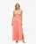 Superdry Vrouwen Jersey Maxi-jurk met Kant Cream