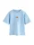 Next Shirt  lichtblauw / bruin / lichtbruin / wit