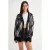 Oversized Argyle V-hals Geknopte Cardigan