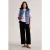 White Stuff Maxine Button Tank Mid Blue