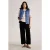White Stuff Maxine Button Tank Mid Blue