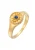 ELLI Ring ‘Evil Eye’  blauw / goud