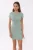 Effen Ronde Hals Bodycon Mini jurk