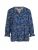 Goldner Blouse  beige / royal blue/koningsblauw / oranje / zwart