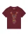 Watapparel Shirt ‘ Floral Deer ‘  gemengde kleuren / bordeaux