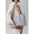 Calvin Klein Emblem All-over Print Denim Small Bag Light Wash