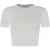Malelions Women Cropped Top | Light Grey