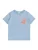 s.Oliver Shirt  blauw denim / neonoranje