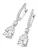 Smart Jewel Oorbellen  zilver / transparant