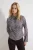 TRENDYOLMİLLA Dames Blauw Gestreept Lang Getailleerd Overhemden