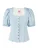 SPIETH & WENSKY Klederdracht blouse ‘Herlingen’  lichtblauw