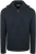 Suitable Deep Zip Pullover Boiled Wool Navy