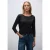 Street One Dames Shirt in lange stijl in Zwart