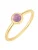 Glanzstücke München Ring  goud / lila