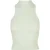 Urban Classics Ladies Short Rib Knit Turtleneck Top Lightmint